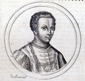Portret Amedeusza VI Savoy zwanego Zielonym Hrabiem (Hrabia Sabaudii) (Amedeo VI di Savoia znany jako Zielony) autorstwa Unknown artist