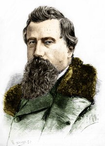 Portret Amilcare Ponchielli (1834 - 1886) włoskiego kompozytora. autorstwa Unknown artist
