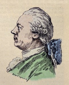 Portret Andre Danicana (André-Danican) PHILIDOR autorstwa Unknown artist