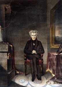 Portret Andrew Jacksona (1767 - 1845) amerykańskiego męża stanu. autorstwa Unknown artist