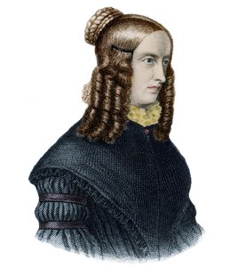 Portret Annette von Droste-Hulshoff (1797-1848) angielskiej pisarki i poetki autorstwa Unknown artist