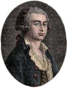 Portret Antoine Joseph Gorsas (1752-1793) Francuski dziennikarz i polityk - Antoine-Joseph Gorsas autorstwa Unknown artist