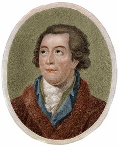 Portret Antoine Laurenta de Lavoisier, francuskiego chemika (1743-1794), grawerowany przez Chapman autorstwa Unknown artist