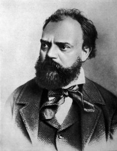 Portret Antona (Antonina) Dvoraka (1841 - 1904), czeskiego kompozytora. autorstwa Unknown artist