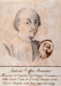 Portret Antonio Cifry (rysunek) autorstwa Unknown artist