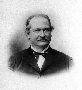 Portret włoskiego fizyka Antonio Pacinottiego (1841-1912). autorstwa Unknown artist