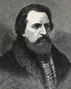 Portret Apolla Grigoriewa (1822-1865) rosyjski poeta i krytyk -Apollo Grigoriev poeta i krytyk literacki oraz rosyjski teatralny - autorstwa Unknown artist