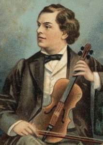 Portret Augusta Wilhemja, niemieckiego skrzypka (1845-1908). autorstwa Unknown artist