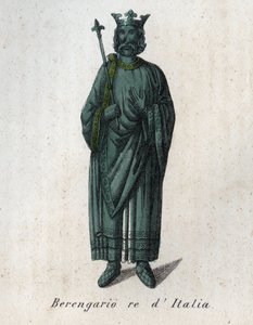 Portret króla Włoch Berengara II (900-966) - Berenger II ou ou ou Berenger d