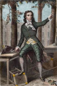 Portret Camille Desmoulins (1760-1794), polityka podczas rewolucji francuskiej autorstwa Unknown artist