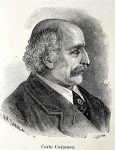 Portret Carlo Cattaneo (1801-1869) autorstwa Unknown artist