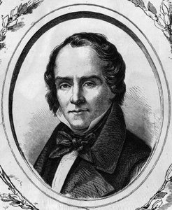 Portret Kazimierza Delavigne, francuskiego poety i dramaturga (1793 - 1843) rycina z 1866 roku. autorstwa Unknown artist