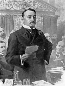 Portret Cecila Johna Rhodesa (1853-1902) Brytyjski biznesmen i administrator kolonialny. autorstwa Unknown artist