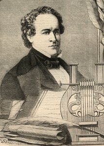 Portret Charlesa Antona (1797-1867), amerykańskiego profesora. Grawerowanie w „Ilustrowanych wiadomościach londyńskich” z 23 stycznia 1858 r. autorstwa Unknown artist