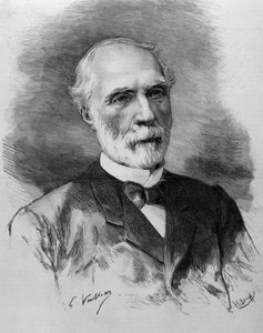 Portret Charlesa de Freycineta (1828 - 1923), Prezesa Rady Ministrów. Rycina XIX wieku. autorstwa Unknown artist