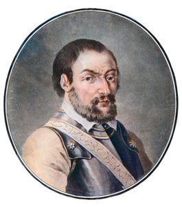 Portret kawalera de Bayarda (Pierre Terrail, seigneur of Bayard) (1475-1524), żołnierza francuskiego. autorstwa Unknown artist