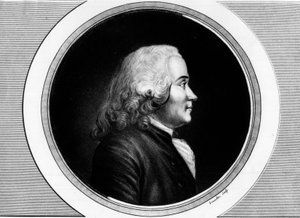 Portret Chretiena Guillaume de Malesherbes (1721-1794). Grawer w „”Kompletny zbiór obrazów historycznych rewolucji francuskiej, w trzech tomach.””” 1804. autorstwa Unknown artist
