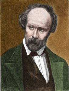 Portret Christiana Friedricha Hebbela (1813-1863) niemieckiego poety i dramaturga autorstwa Unknown artist