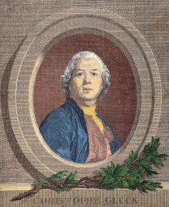 Portret Christopha Willibalda, rycerza VON GLUCK (1714 - 1787) Niemiecki kompozytor autorstwa Unknown artist
