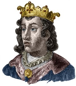 Portret Clothaire III (652 - 673), króla Neustrii i Burgundii autorstwa Unknown artist
