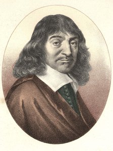 Portret Kartezjusza (1596 - 1650). autorstwa Unknown artist
