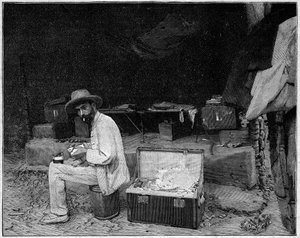 Portret doktora Francois CROZATA (1858-1892) Francuski odkrywca autorstwa Unknown artist