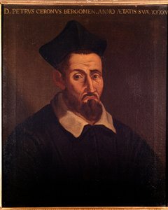Portret Domenico Pietro Cerona, włoskiego teoretyka muzyki, śpiewaka i księdza (malarstwo) autorstwa Unknown artist