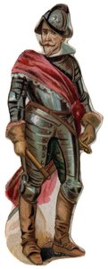 Portret Don Ferdynanda (Fernando) Alvareza de Toledo, księcia Alby (Alba) (1507-1582). Chromolitografia, koniec XIX wieku. autorstwa Unknown artist