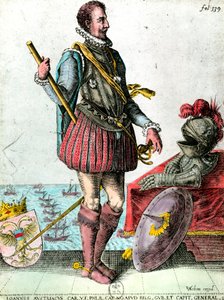 Portret don Juana Jose z Austrii (1629-1679) wicekróla Holandii Rycina XVII-wieczna kolekcja prywatna autorstwa Unknown artist