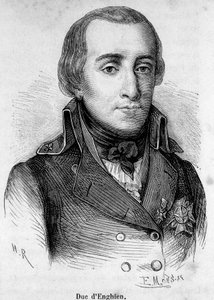 Portret księcia Ludwika Antoine Henri de Bourbon księcia Enghien (1772-1804), księcia francuskiego, został zastrzelony przez Bonaparte w dniu 21 marca 1804 r. autorstwa Unknown artist