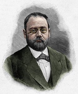 Portret Emila Zoli (1840-1902) autorstwa Unknown artist