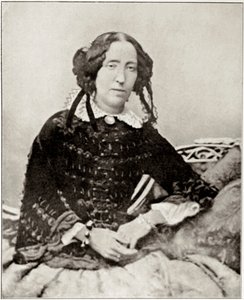 Portret Emmy Roberts, zaręczonej na kilka miesięcy przez włoskiego patriotę Giuseppe Garibaldiego (1807-1882). Z fotografii. Prywatna kolekcja autorstwa Unknown artist