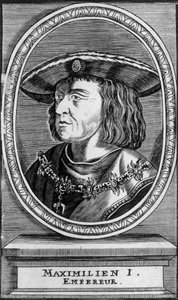 Portret cesarza Maksymiliana I (1459 - 1519), b.d. autorstwa Unknown artist