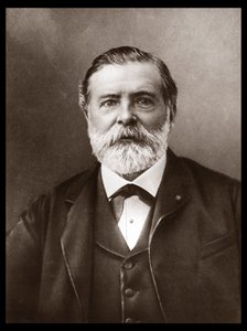 Portret Etienne-Jules Marey (1830-1904); angielski naukowiec i chronofotograf; wynalazca sfigmografu oraz pionier fotografii i kina. Fot. Nadara, Paul (1856-1939). autorstwa Unknown artist