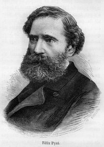 Portret Feliksa Pyata. Francuski pisarz, dziennikarz i polityk. 1810-1889 autorstwa Unknown artist