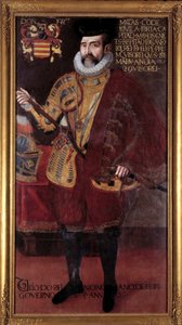 Portret Francisco de Mascarenhas (XVI w.) Wicekróla Indii Anonimowe malarstwo XVI-wiecznej Lizbony autorstwa Unknown artist