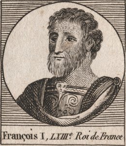 Portret Franciszka I (1494 - 1547), Króla Francji - Franciszek I, Król Francji - grawer z „Instruction sur l