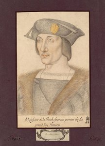 Portret Francois I de La Rochefoucauld, hrabiego La Rochefoucauld autorstwa Unknown artist