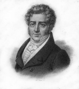 Portret François Adriena Boieldieu (1775 - 1834), kompozytora francuskiego, rycina XIX w. autorstwa Unknown artist