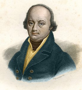 Portret Franza-Josepha Galla (Franz Joseph) (1758 - 1828), niemieckiego lekarza, rycina z XIX wieku autorstwa Unknown artist