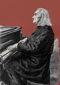 Portret Franciszka Liszta (1811-1886), węgierskiego kompozytora i pianisty fortepianowego. autorstwa Unknown artist