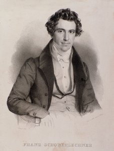 Portret Franza Schoberlechnera (rycina autorstwa Unknown artist