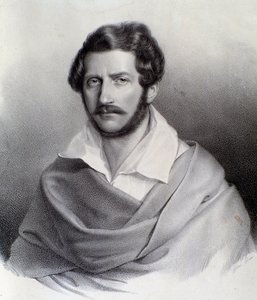 Portret Gaetano Donizettiego (rycina) autorstwa Unknown artist