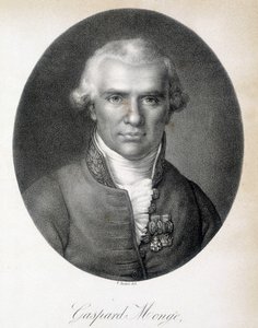 Portret Gasparda Monge, hrabiego de Peluse (1746 - 1818), francuskiego matematyka - grawer autorstwa Unknown artist
