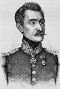 Portret generała Brei. Rycina z końca XIX wieku w „Histoire de France” H. Martina. autorstwa Unknown artist