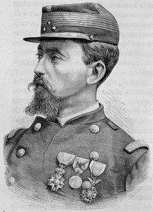 Portret generała Crémera. Grawerowanie z XIX wieku. autorstwa Unknown artist