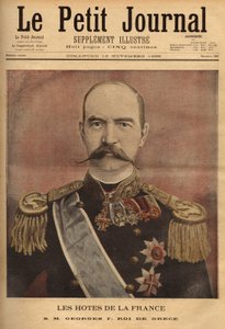 Portret Jerzego I, króla Grecji (1845-1913). Grawer w „”Le petit journal”” 10.11.1895. Kolekcja Selvy. autorstwa Unknown artist