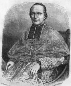 Portret Georgesa Darboya.Préłat francuski (1813-1871). Arcybiskup Paryża, w czasie Komuny wzięty jako zakładnik i rozstrzelany. autorstwa Unknown artist