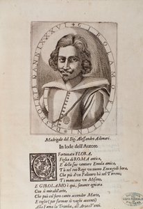 Portret Gerolamo Fantiniego (strona tytułowa jego Metody nauki gry na trąbce) autorstwa Unknown artist
