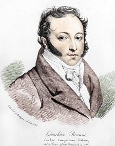 Portret Gioacchino Rossiniego (1792-1868). autorstwa Unknown artist